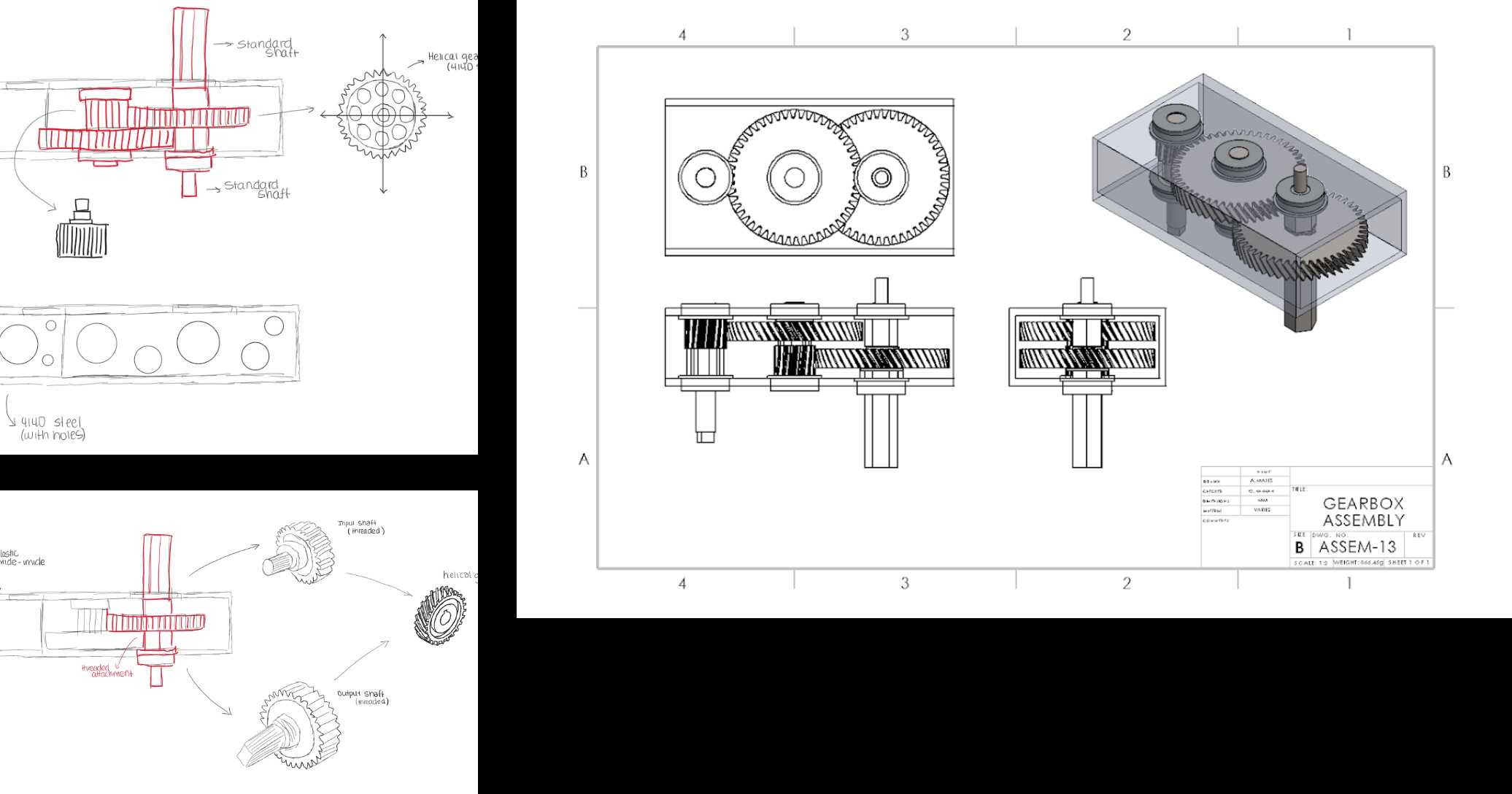 Gearbox CAD Model